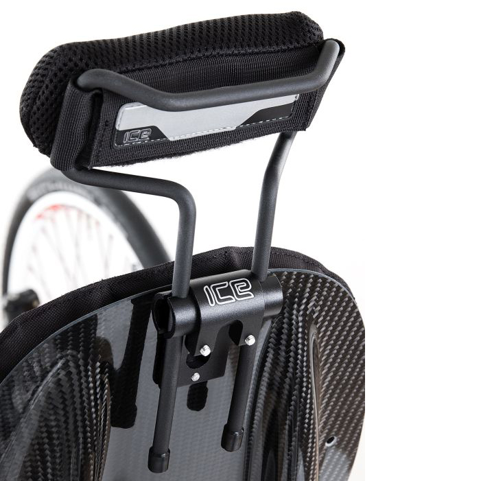 Liegedreirad ICE VTX Trike mit Kopfstütze für Air Pro Schalensitz